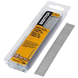 Bostitch 18 Ga. X 5/8 in. L Galvanized Steel Brad Nails 1000 pk