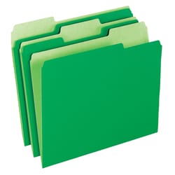 Office Depot Green File Folder 100 pk