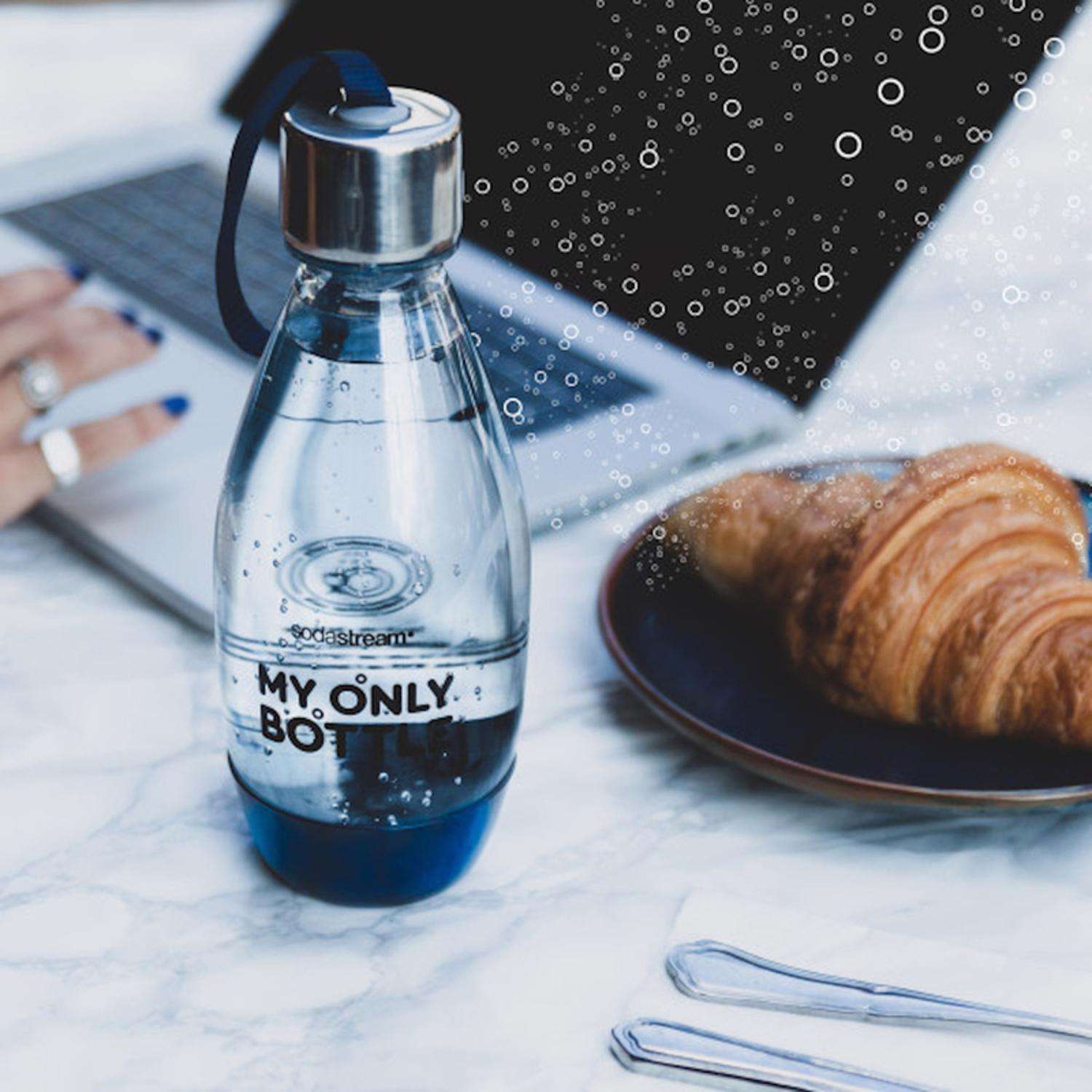 sodastream 炭酸水メーカー 黒 MY ONLY BOTTLE付き SodaStream My Only Bottle Black 0.5 L Carbonator Bottle 1 pk