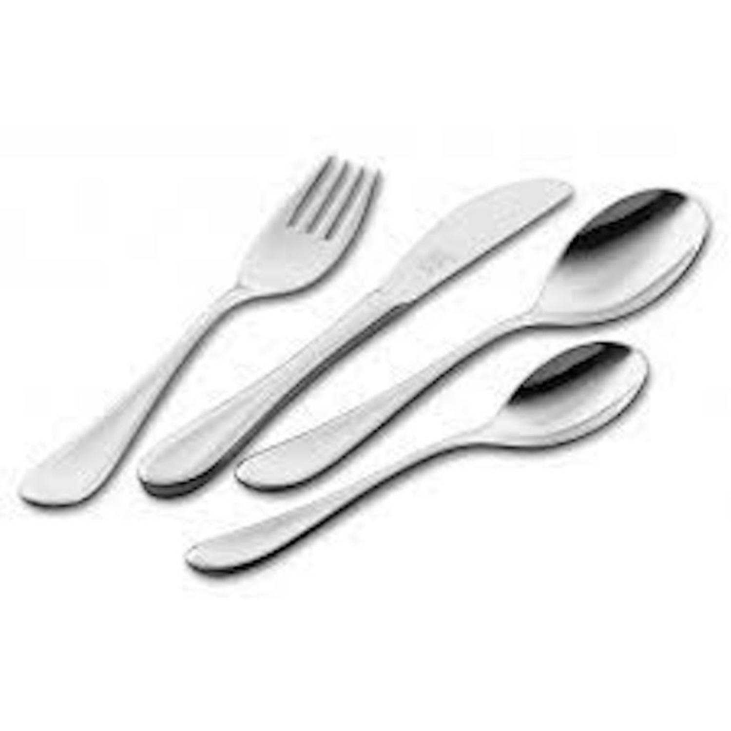 Zwilling J.A Henckels Silver Stainless Steel Filou Flatware Set 4 pc Sansujyuku sansujyuku.com