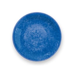 TarHong Blue Melamine Bali Brights Reactive Dinner Plate 10.5 in. D 1 pc