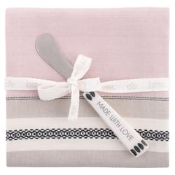 Karma Lisbon Pink Cotton Lilac Tea Towel 1 pk