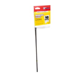 C.H. Hanson 15 in. White Marking Flags Polyvinyl 10 pk