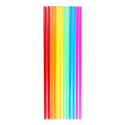 Kikkerland Assorted Acrylic Rainbow Chopsticks 6 pc