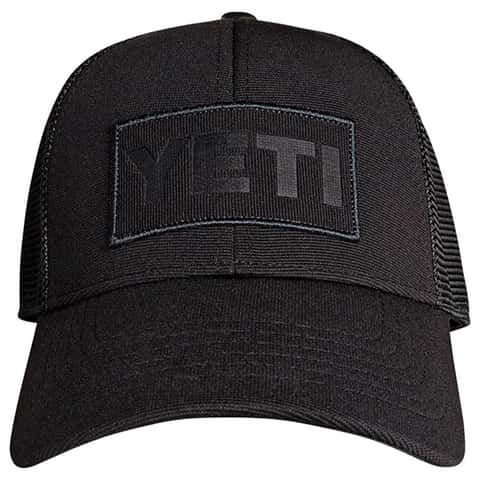 YETI GREY ON GREY TRUCKER HAT