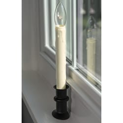 Celestial Lights Black Onyx no scent Scent LED Battery Operated Taper Candle