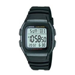 Casio Mens Classic Square Black Digital Watch Resin Water Resistant