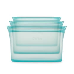 Zip Top Teal Food Storage Container Set 1 pk