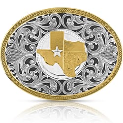 Montana Silversmiths Texas State Filligree Buckle 1 pk