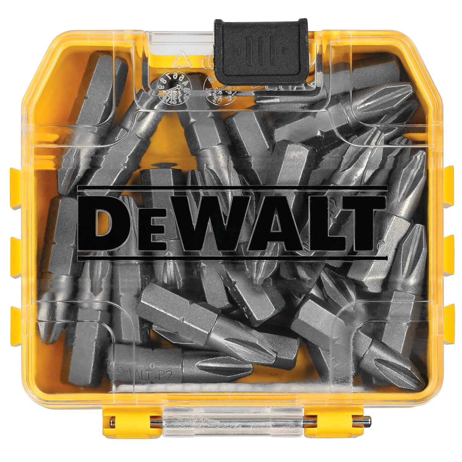 Photos - Drill Bit DeWALT Phillips #2 X 1 in. L Insert Bit Tip Heat-Treated Steel 25 pc DWAF2 