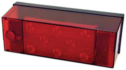 Peterson Red Rectangular License/Stop/Tail Light