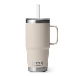 YETI Rambler 25 oz Cape Taupe BPA Free Straw Mug