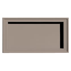 Builders Edge 14 in. H X 7.5 in. W X 1 in. L Prefinished Clay Vinyl Mounting Block