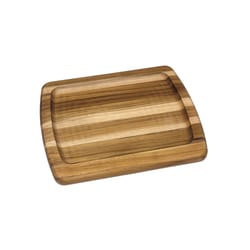 Lipper International 12 in. L X 10 in. W X 0.75 in. Teak Wood Cheese Board