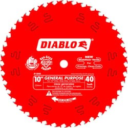 Diablo 10 in. D X 5/8 in. TiCo Hi-Density Carbide Circular Saw Blade 40 teeth 1 pk