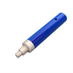 Bon 10.75 in. Aluminum Button to Male Threaded Handle Adapter Blue 1 pc