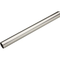 National Hardware 96 in. L X 1.32 in. D Satin Nickel Steel Heavy Duty Closet Rod National Hardware 96 in. L X 1.32 in. D Satin Nickel Steel Heavy Duty Closet Rod