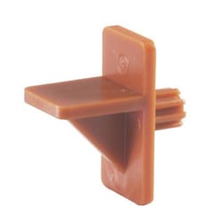 Prime-Line Brown Plastic Shelf Support Peg 1 in. L 5 lb