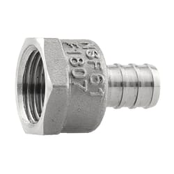 Boshart Industries 1/2 in. PEX X 1/2 in. D FPT Stainless Steel Adapter