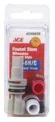 Ace 4S-6H/C Hot and Cold Faucet Stem For Milwaukee