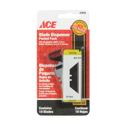 Ace Carbon Steel Heavy Duty Pocket Pack Blade Dispenser 10 pk