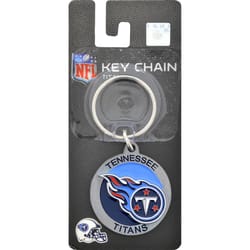 HILLMAN NFL Tempered Steel Silver Split Ring Keychain