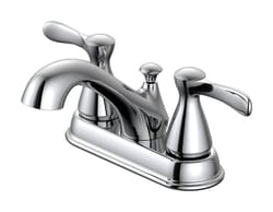 OakBrook Chrome Modern Two-Handle Bathroom Sink Faucet 4 in.