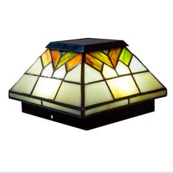 Classy Caps Wellington Multicolored Solar Powered 0.28 W LED Post Cap Light 1 pk