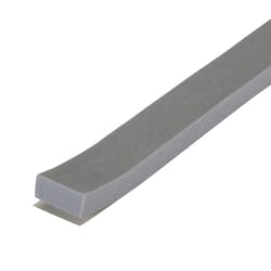 M-D BUILDING PRODUCTS Gray PVC Weather Stripping Tape For Doors and Windows 204 in. L X 0.25 in.