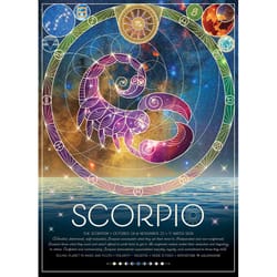 Cobble Hill Scorpio Jigsaw Puzzle Cardboard