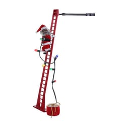 Mr. Christmas LED Super Climbing African American Santa Animated Decor 43 in.