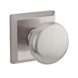 Baldwin Reserve Round Knob Satin Nickel Dummy Knob Right or Left Handed