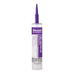 Geocel 2300 Construction Plastic Cartridge Crystal Clear Tripolymer Elastomeric Sealant 10.3 oz