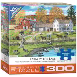 Eurographics Farm by the Lake Jigsaw Puzzles Multicolored 300 pc