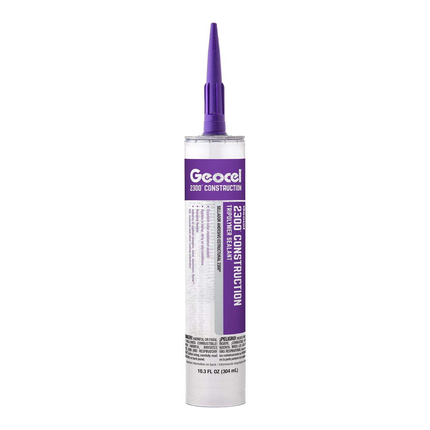 Geocel 2300 Construction Tripolymer Sealant Clear Tripolymer Roof and ...