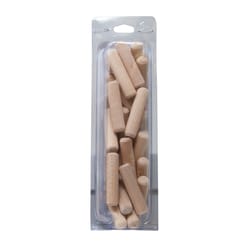 Eazypower Isomax Fluted Wood Dowel Pin 3/8 in. D X 1-1/2 in. L 30 pk