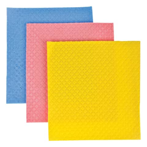 Full Circle Squeeze Sponge Cloths, Cellulose - 3 cloths