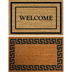 DHTG 18 in. W X 30 in. L Assorted Coir Door Mat