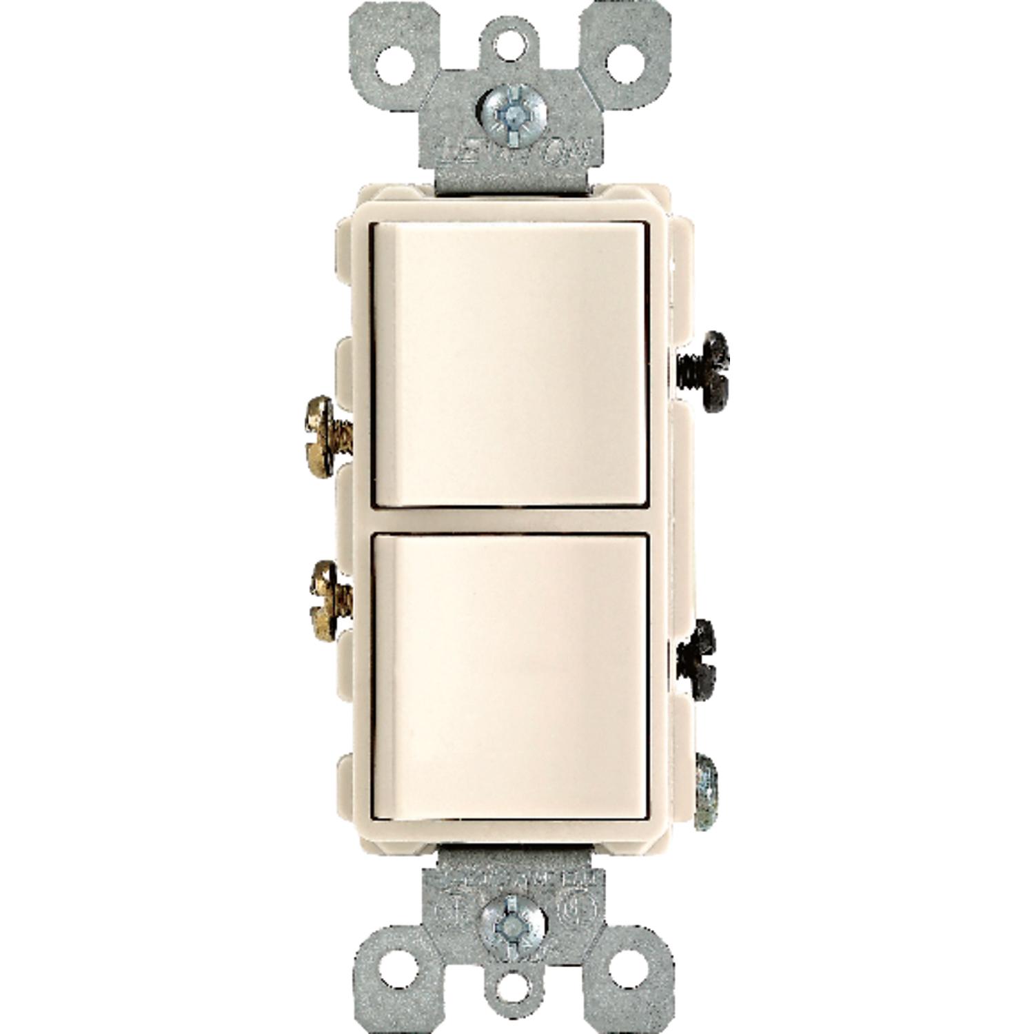 05634-0TS Leviton Decora 15 amps Single Pole Combination AC  sku 05634-0TS