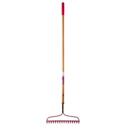 Ace 60 in. 16 Tine Steel Bow Rake Wood Handle