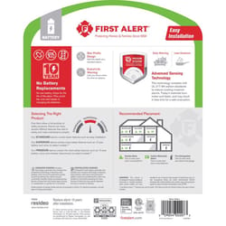 First Alert Slim Battery-Powered Photoelectric Smoke and Carbon Monoxide Detector 1 each