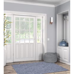 Linon Home Decor Peekay 3 ft. W X 5 ft. L Gray/Ivory Polyester Area Rug