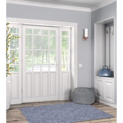 Linon Home Decor Peekay 3 ft. W X 5 ft. L Gray/Ivory Polyester Area Rug