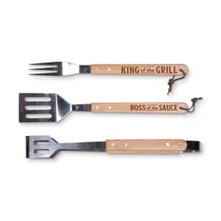 P Graham Dunn Silver Grill Tool Set 1 pk