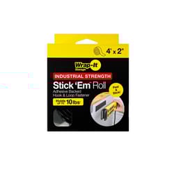 Wrap-It Stick 'Em Medium Nylon Hook and Loop Fastener 48 in. L 1 pk
