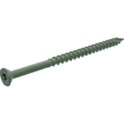 Grip-Rite PrimeGuard Plus No. 10 wire X 3-1/2 in. L Green Star Flat Head Deck Screws 1000 pk