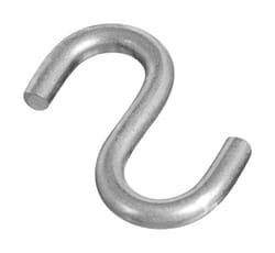 National Hardware Silver Stainless Steel 1-1/2 in. L Open S-Hook 55 lb 1 pk