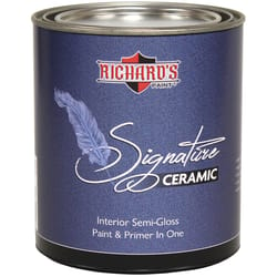 Richard's Paint Signature Series Plus Semi-Gloss Tint Base Water-Based Paint and Primer Interior 1 q