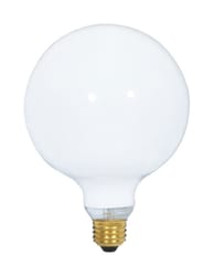 Satco 60 W G40 Globe Incandescent Bulb E26 (Medium) Soft White 1 pk
