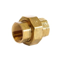 ATC 3/4 in. FPT X 3/4 in. D FPT Yellow Brass Union